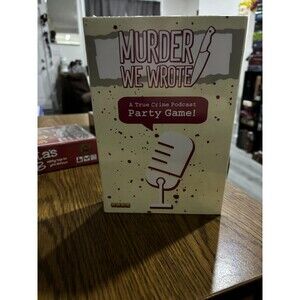 Murder We Wrote A True Crime Podcast Mystery Party Game NEW‎ SEALED